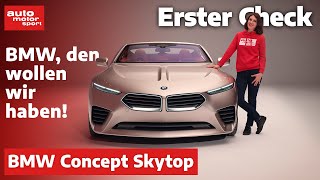 BMW Concept Skytop kommt das Auto in Serie  auto motor und sport [upl. by Arimas536]