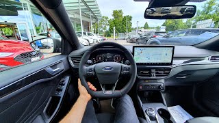 Ford Focus ST Hatchback 2023 Test Drive POV  4K [upl. by Omarr]