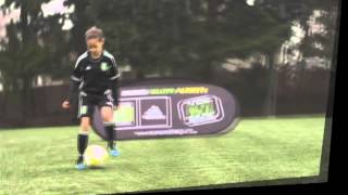 Mastery Monday  Learn Soccer  Football Skills 5 Shuffle Stop Take [upl. by Soluk]