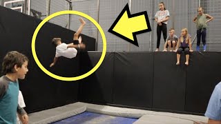 😂FUNNY TRAMPOLINE PARK FAILS 😱 [upl. by Amalia]