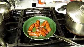 Smoked fried sausage Cajun style Red Beans [upl. by Archy483]