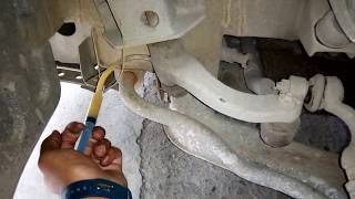 TATA SAFARI DICOR STEERING PIN GREASING  CLUNK NOISE ON FULL TURN [upl. by Maletta]