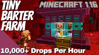 Minecraft 116 Survival Barter Farm How to make a Piglin Farm in Minecraft OVER 10000 Drops Hour [upl. by Christoffer]