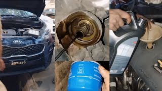 🥰visit to KIA sportage change oil change oil filter shortvideo [upl. by Holloway834]