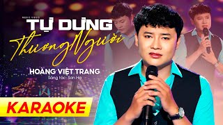 Karaoke Tự Dưng Thương Người  Hoàng Việt Trang  Karaoke Bolero Trữ Tình Tone Nam Beat Chuẩn [upl. by Courcy738]