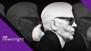 Karl Lagerfeld ExVogue editor Alexandra Shulman remembers the fashion icon  BBC Newsnight [upl. by Leen]