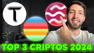 TOP 3 CRIPTOMONEDAS 2024 Futuros Millonarios [upl. by Loughlin]