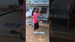 Rishi fun with sister funny funnyvideo funnyshorts [upl. by Kobylak]