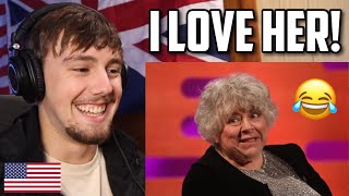 American Reacts to Miriam Margolyes on Graham Norton [upl. by Windzer266]