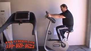 Technogym 700 Excite Upright Bike [upl. by Nwahsram]