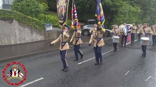 Cormeen Rising Sons Of William  Blair Memorial Parade 2024 [upl. by Olethea]