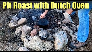 PitRoasted Pork Shoulder with Dutch Oven [upl. by Rhodes332]