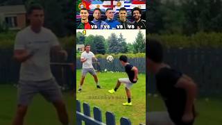 Ronaldo VS Messi VS Foden VS Suarez VS Salah Playing Football With Their Kids [upl. by Nymzaj466]