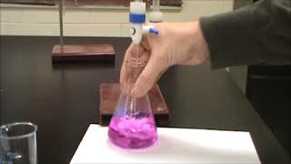 Standardization of NaOH using KHP experiment [upl. by Ahsikym]