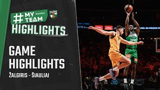 Žalgiris  Šiauliai  Game Highlights  20240217 [upl. by Rehsu]