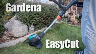 Gardena EasyCut 2318V P4A trimmer [upl. by Merideth179]