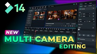 Whats NEW IN FILMORA 14  Multi Camera Editing [upl. by Atnoid]