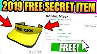 NEW 2019 SECRET ITEM IN ROBLOX CATALOG FREE [upl. by Krongold]