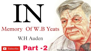 In memory of wb yeats by wh auden summary part 2 hindi [upl. by Ardied456]