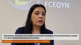 Enfermería se firmó un Convenio Específico entre la UNaM y la Universidad Mariana de Colombia [upl. by Ahsienar]