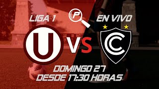 ⚽UNIVERSITARI0 VS CIENCIAN0⚽LIGA 1🔴EN VIV0🔴 [upl. by Arracot783]