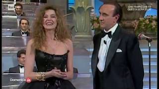 Alba Parietti valletta al Festival di Sanremo 1992  Domenica In 14012018 [upl. by Errot]