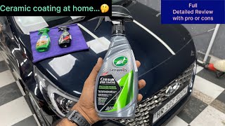 Full Review  Turtle Ceramic Spray Coating Vs Turtle wax ice Seal and Shine Spray Coating  pro cons [upl. by Oirramed683]