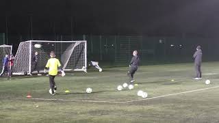 Blond Training with Martin Brehnan  Borehamwood and Charlton Goal Keeper [upl. by Zorine]