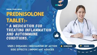 Prednisolone Tablets Uses Dosage Mechanism Side Effects and Important Advice  MediInsights [upl. by Palla]