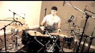 IN THE DEAD OF NIGHT drum cover by AUREL [upl. by Ecinnej]