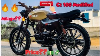 Ct 100 Modified By Bullet Tower Customs Full detailed Video 2021 [upl. by Ximenes902]