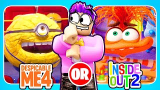 INSIDE OUT 2 vs DESPICABLE ME 4 LANKYBOX IMPOSSIBLE QUIZZES 2 HOURS [upl. by Chamberlin847]