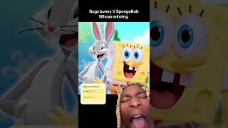 Bugs bunny Vs SpongeBob Whose winning 👀 vs bugsbunny spongebob questions question funny [upl. by Bren277]