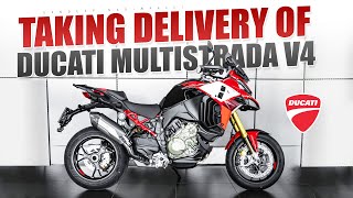 Taking Delivery Of DUCATI MULTISTRADA V4  Sandeep Nadimpalli  Telugu [upl. by Phineas841]