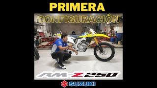 CONFIGURANDO LA RMZ 250 SUZUKI [upl. by Hamforrd]