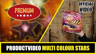 PRODUCT VIDEO  PREMIUM  MULTI COLOUR STARS  8101 [upl. by Eiramrefinnej]