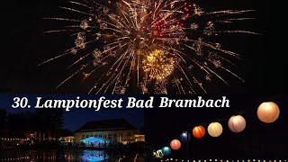 4K Feuerwerk zum 30 Lampionfest Bad Brambach 2024 [upl. by Atinniuq]