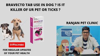 Bravecto ticks tab use in dog  pros amp cons is it killer of ur pet or ticks [upl. by Tserof]