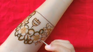 New Bridal Mehndi Design 2021  Mehers Henna [upl. by Irol]