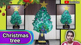 🎄 diy inexpensive Christmas tree making  make your own Christmas tree at home  Christmas decor🎄 [upl. by Carrew341]