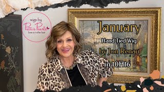 January Hand Tied Wig by Jon Renau in 10H16  WigsByPattisPearlscom Wig Review [upl. by Hey]