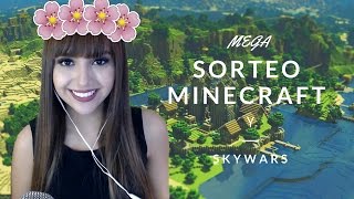 MEGA SORTEO DE MINECRAFT  VICTORIA MORAL EN SKYWARS [upl. by Melina]