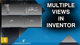 How to View Multiple Angles of the Same Model in Autodesk Inventor [upl. by Arly897]