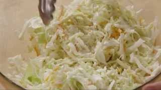 How to Make Restaurant Style Coleslaw  Salad Recipe  Allrecipescom [upl. by Toomin]