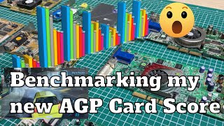 Benchmarking my new AGP video cards [upl. by Aliuqa]