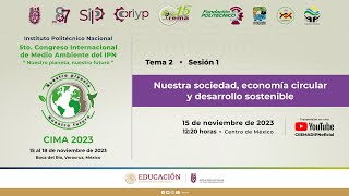 🔴 SESIÓN 1 TEMA 2 Nuestra sociedad economía circular y desarrollo sostenible [upl. by Aillicsirp]