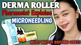 PINAY PHARMACIST REAL REVIEW ON DERMAFACE ROLLER AND IS IT WORTH THE HYPE HINDI BA MASAKIT GAMITIN [upl. by Rennob181]