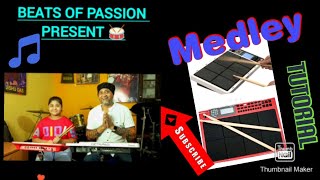 popular songs medley with easy patch tutorial jisudasdrumsteaching6334 [upl. by Rasmussen]