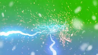 Electricity Green Screen Best 4K Effects with SFX  Free Download Link [upl. by Arihk]