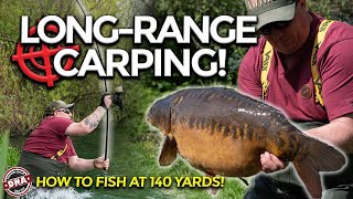 HOW TO FISH AT 140 YARDS WITH A1 PITS MASTER LONGRANGE CARPING  DNA BAITS  CARP FISHING [upl. by Ynnaffit]